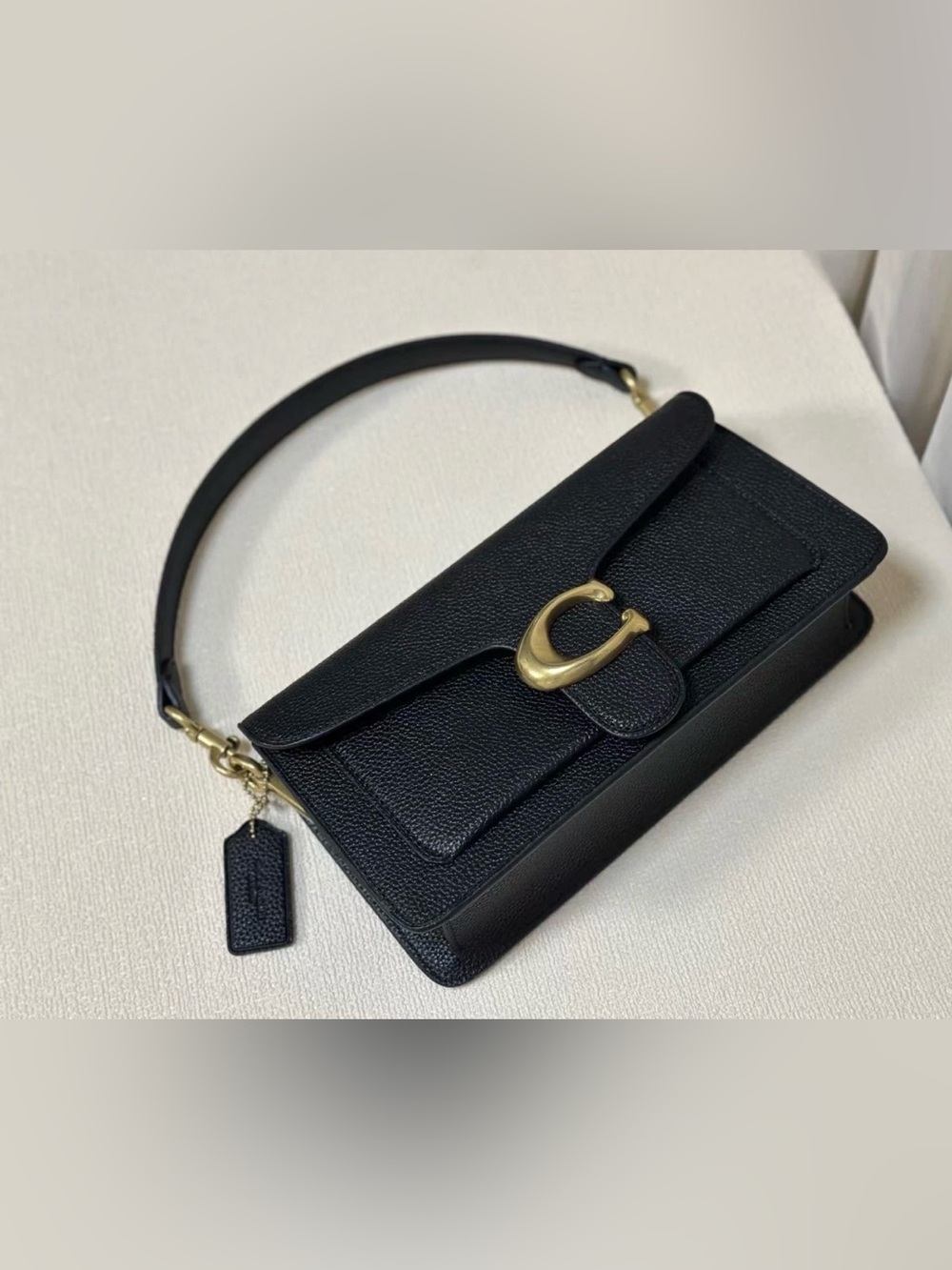 COACH 73995 Tabby 26 Shoulder Bag 2Way Crossbody Black Leather - Picture 10 of 15